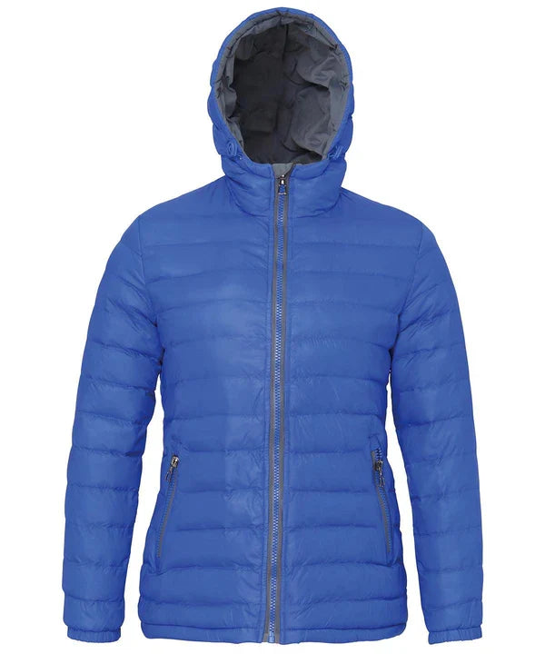 2786 Womens Padded Jacket - Royal Blue