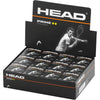 Head Prime Squash Ballls - Double Yellow Dot - Box of 12