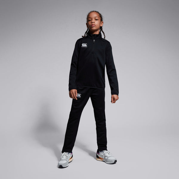 Canterbury Club 1/4 Zip Mid Layer Top - Juniors - Black