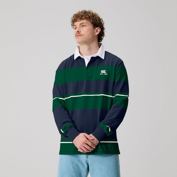Canterbury Multi Stripe Rugby Jersey - Adults - Navy