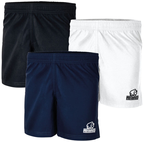Rhino Auckland Rugby Shorts Junior -Black DS