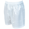 Precision Striped Continental Football Shorts Junior-White -DS