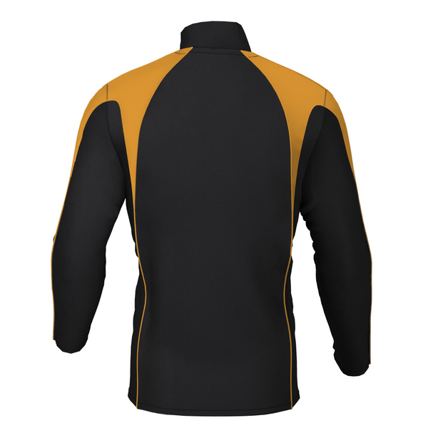 Chadwick Pro Mid Layer 1/4 Zip - Juniors - Black/Amber