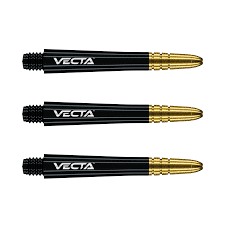 Winmau Vecta Black Inter Shafts - Black