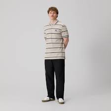 Canterbury Multi Stripe Polo - Mens - Taupe