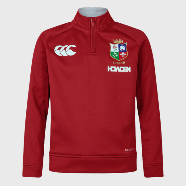 British & Irish Lions - 1/4 Zip Fleece - Juniors - Red