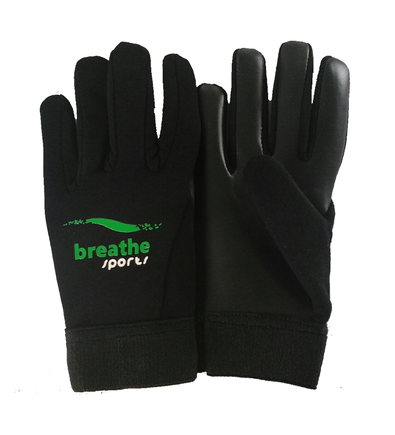 Breathe Sports GAA Gloves - Black/Black