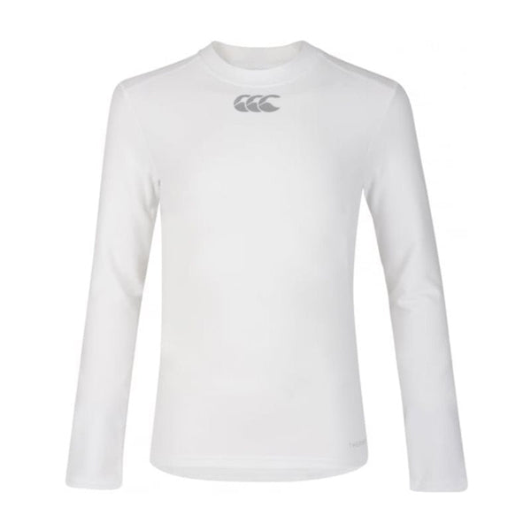 Canterbury Thermoreg Long Sleeve Kids Baselayer Top - White