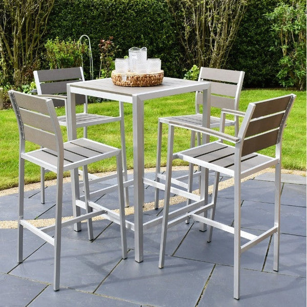 SAC Deluxe Brushed Nickel 5pc Bar Set -DS