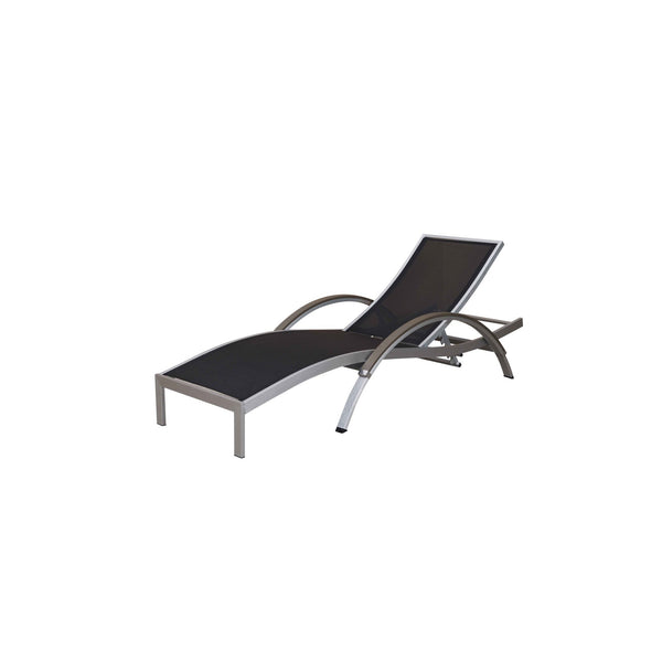 SAC Deluxe Brushed Nickel Sun Lounger -DS