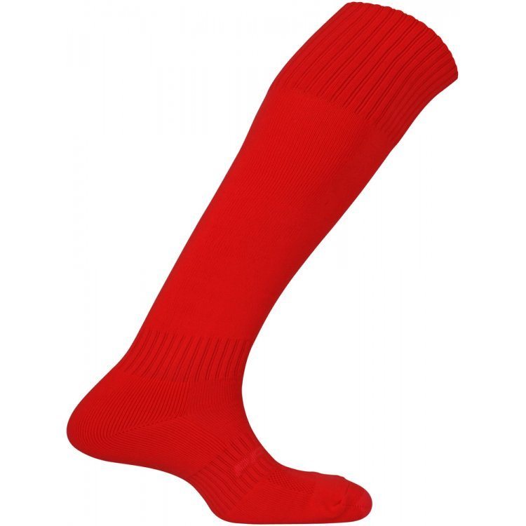 Mitre Mercury Plain Scarlet Sock - Snr