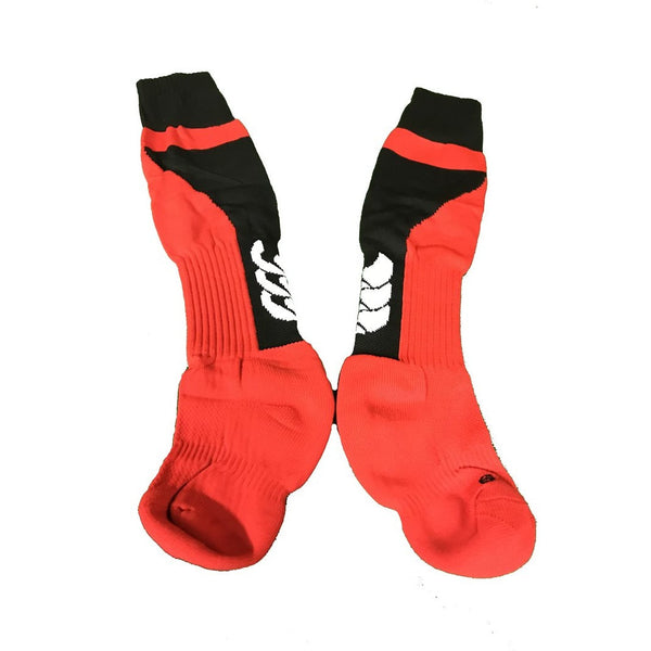 Canterbury Tech Socks - Juniors - Red/Black