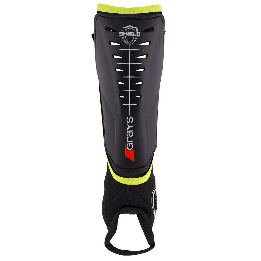 Grays Shield Shinguard - Black/Fluo Yellow
