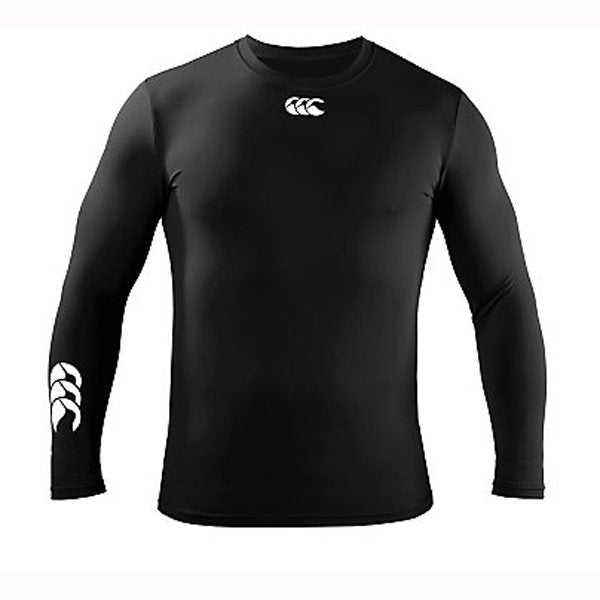 Canterbury Cold Long Sleeve Kids Baselayer - Black