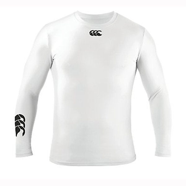 Canterbury Cold Long Sleeve Kids Baselayer - White