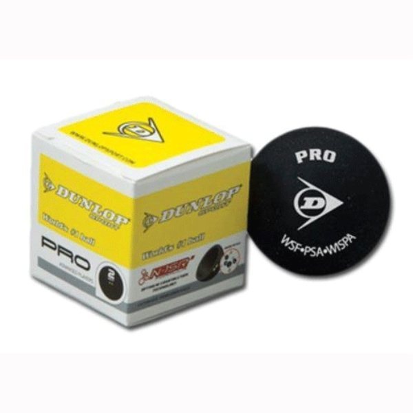 Pro Squash Ball Double Yellow Dot