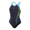 Speedo  Placement Laneback Swimsuit - Womens