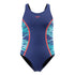 Speedo Hyperboom Splice Muscleback Swimsuit - Juniors- Blue