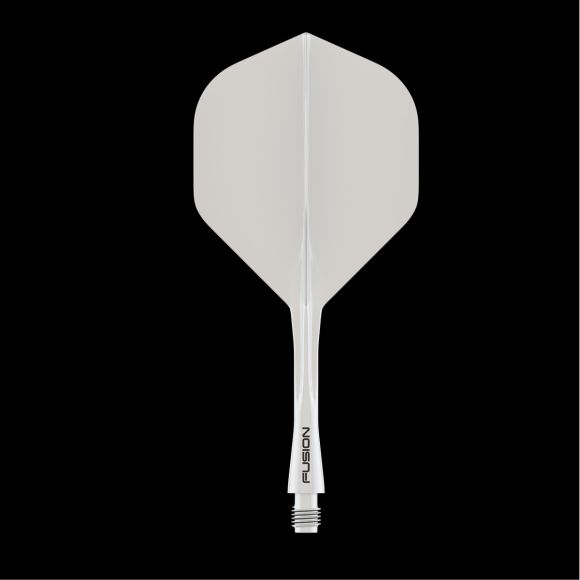 Winmau Fusion Integrated Flight & Shaft Solid White - Intermediate