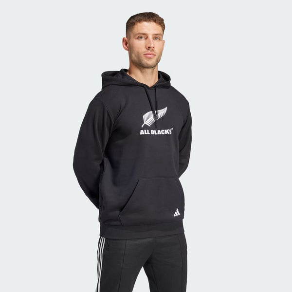 Adidas All Blacks Logo Hoody - Black