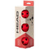 Head Championship 26 Indoor Pickleball Ball - Tube of 3 - Red