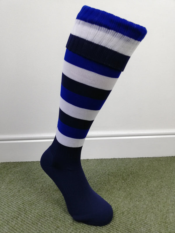 Canterbury Striped Sock - Juniors - Navy