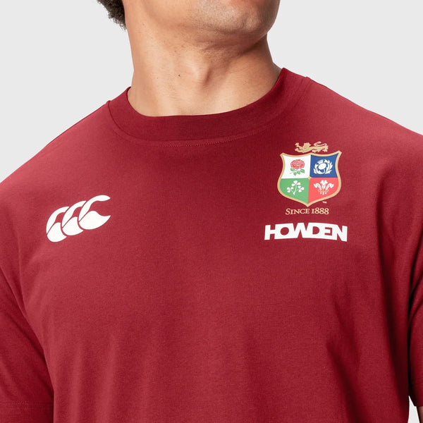 British & Irish Lions - Cotton Tee - Red