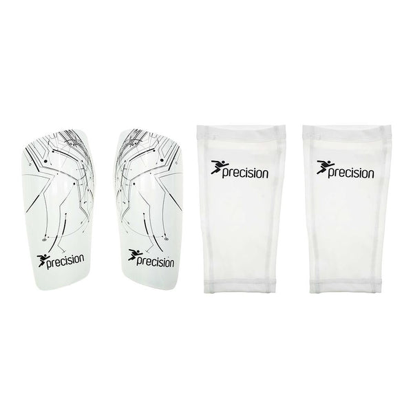 Precision Pro Matrix Shinguards White  -DS