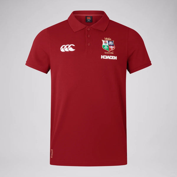 British & Irish Lions - Pique Polo - Red