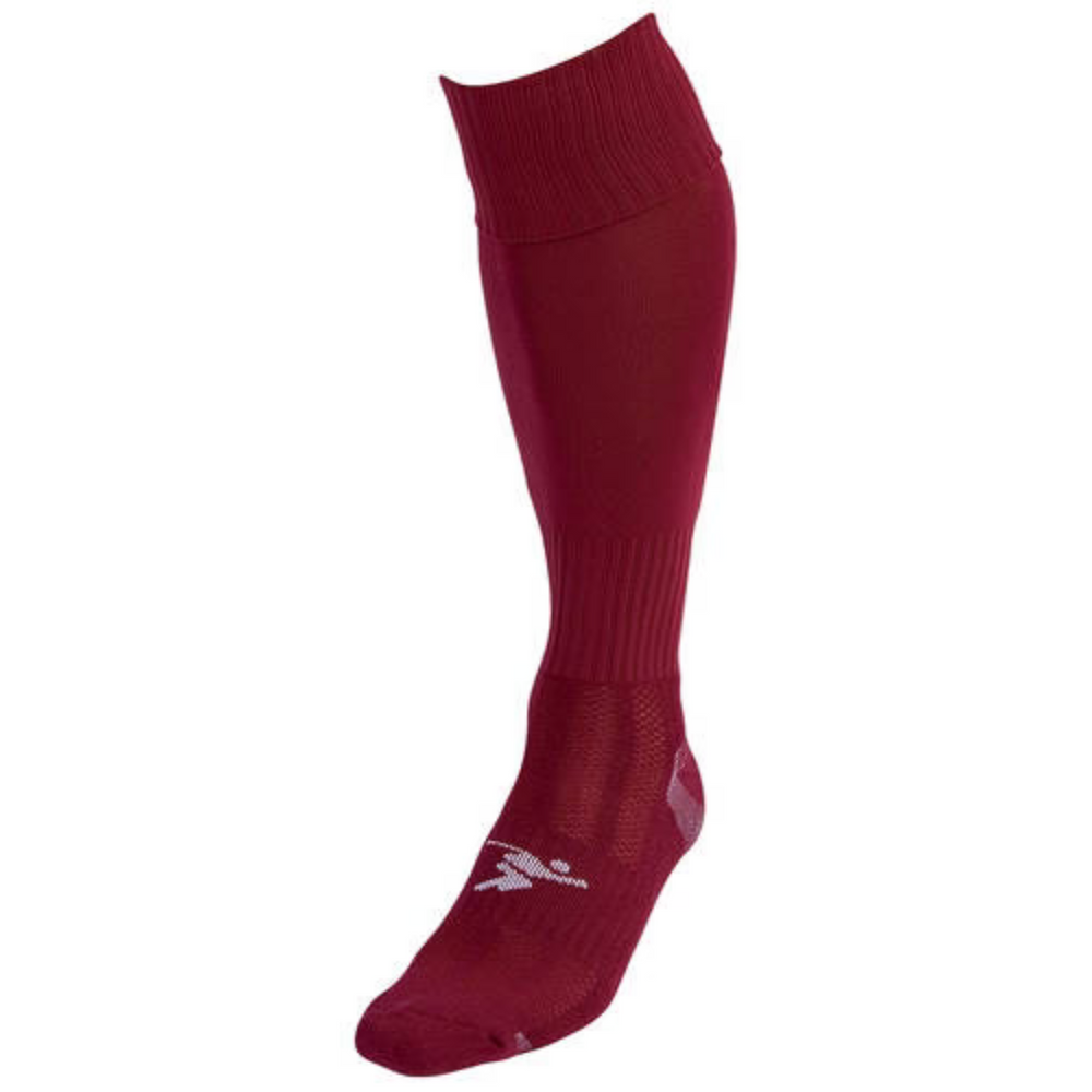 Precision Plain Pro Football Socks Junior -Maroon -DS