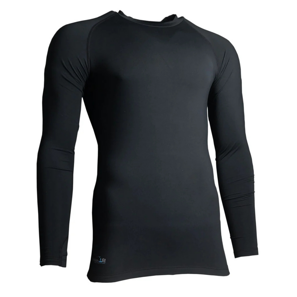 Precision Essential Base Layer Youth Long Sleeve Shirt - Black
