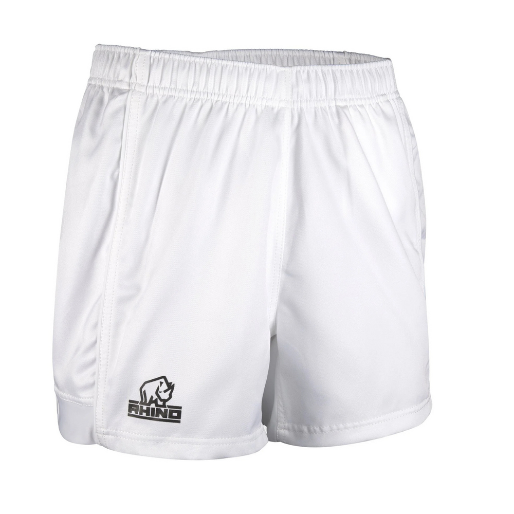 Rhino Auckland Rugby Shorts Adult -White-DS