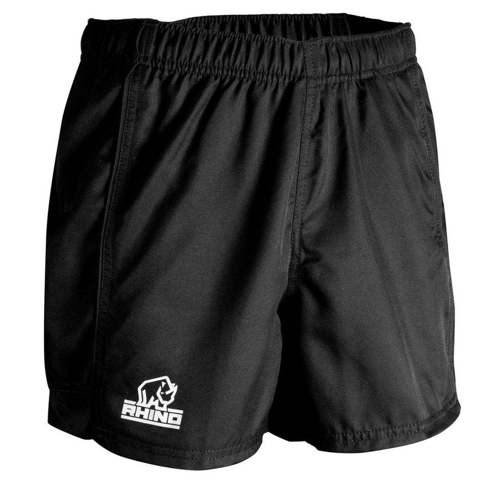Rhino Auckland Rugby Shorts Adult -Black-DS