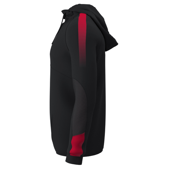 Edge Pro Technical Hoody - Adults - Black/Red