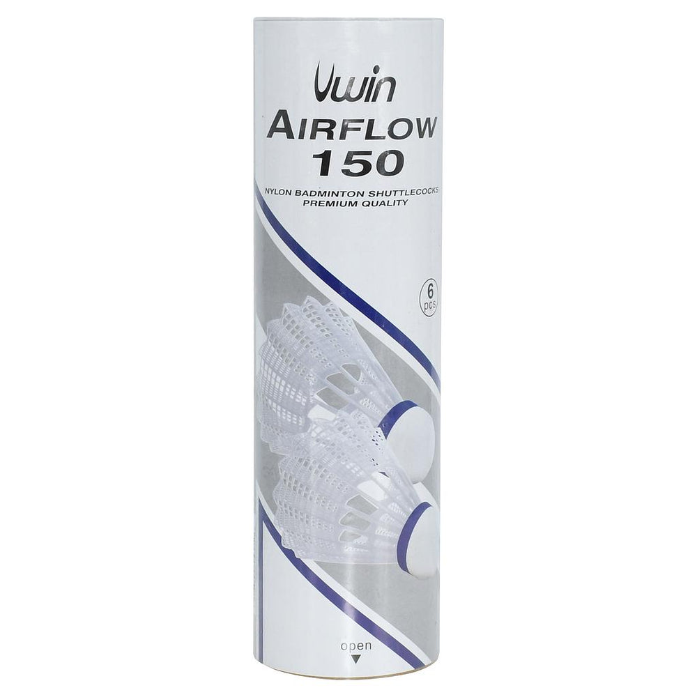 Uwin Airflow 150 Badminton Shuttlecocks (Tube of 6) -DS