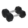 Urban Fitness PRO Hex Dumbbell - Rubber Coated (Pair) -DS