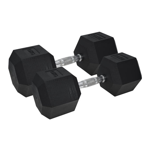 Urban Fitness PRO Hex Dumbbell - Rubber Coated (Pair) -DS