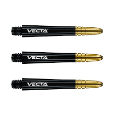 Winmau Vecta Black Inter Shafts - Black