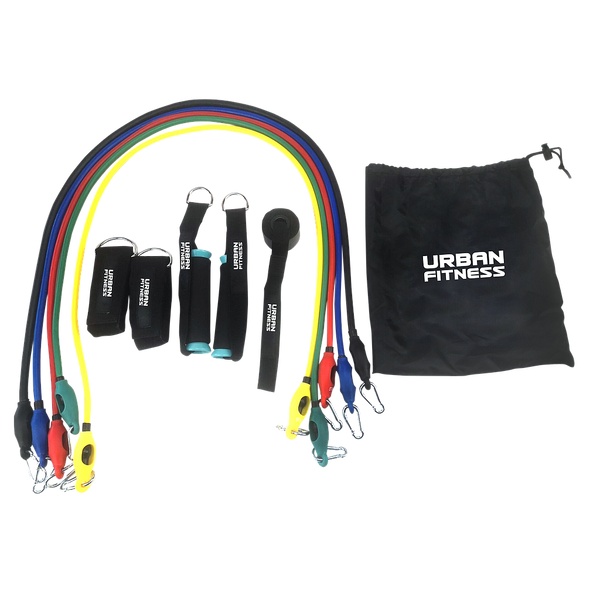 Urban Fitness 11pc Resistance Tube Set -DS