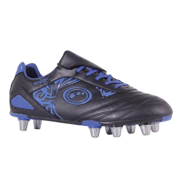 Optimum Razor Rugby Boots - Black/Blue