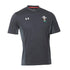 Under Armour Wales Rugby WRU Training Tee 17/18-BLK