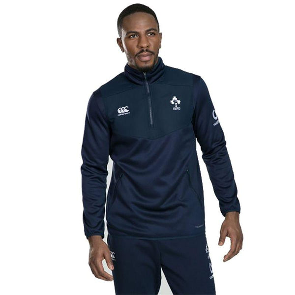 Canterbury Ireland Rugby Thermoreg 1/4 Zip Top - Navy