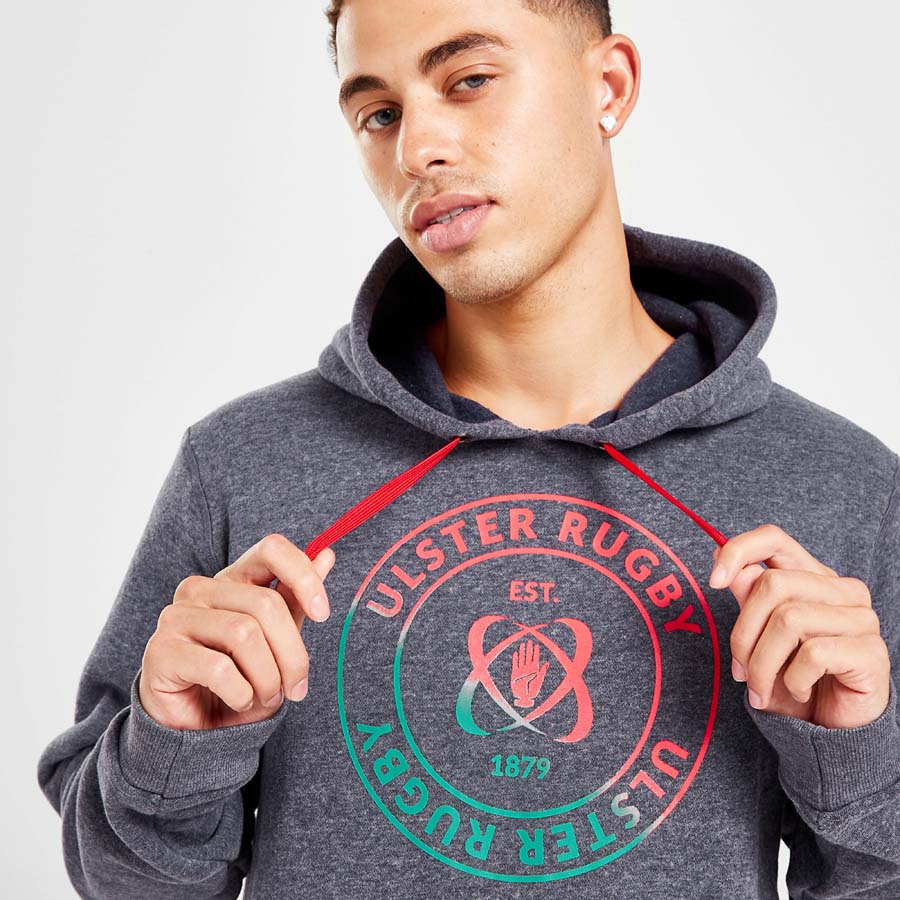 Ulster Rugby 22/23 Graphic Lifestyle Hoodie - Adults- Navy Heather