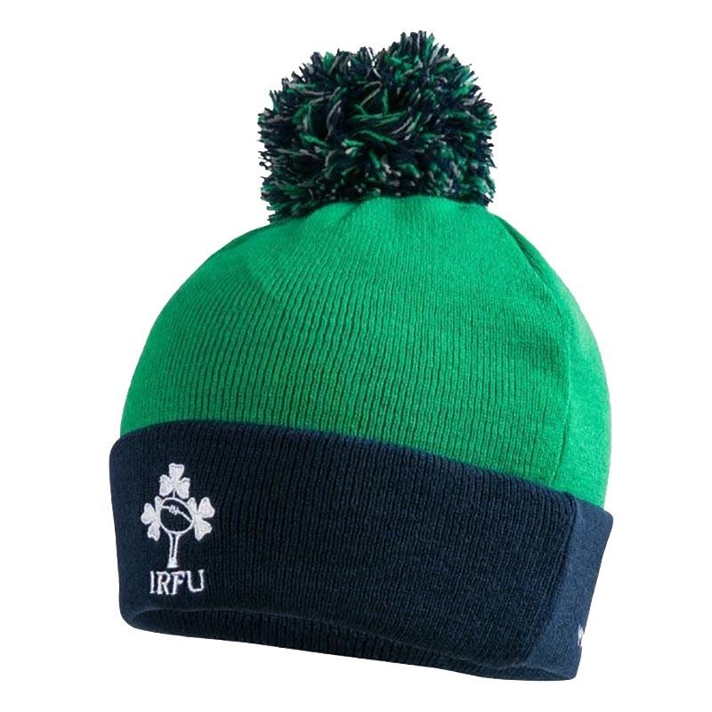 Ireland Rugby Acrylic Bobble Hat - Green